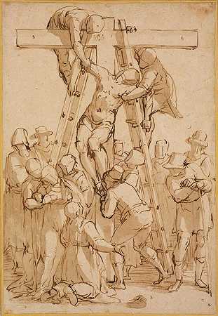 从十字架上下来（约1570年） by Luca Cambiaso