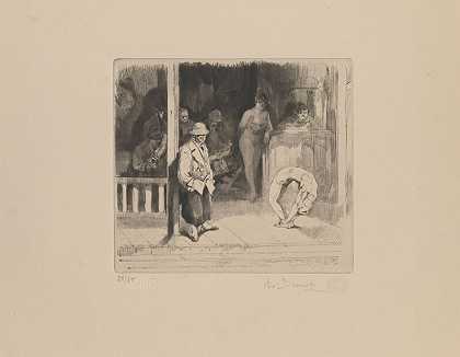 L’Acrobats（约1900年） by Auguste Brouet