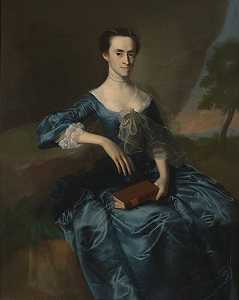 莎拉·普林斯·吉尔肖像（1764） by American, 18th century