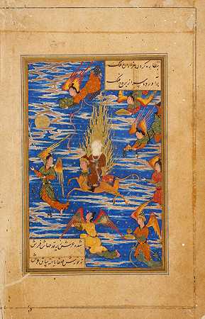 先知穆罕默德的升天（16世纪上半叶） by Muhammad