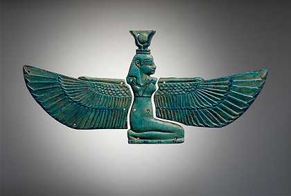 有翼的伊希斯胸肌（公元前1075年至公元前712年） by Unknown Egyptian
