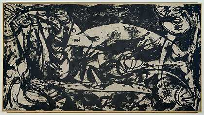 第14号（1951年） by Jackson Pollock