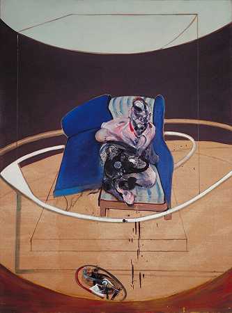 折叠床肖像画研究（1963年） by Francis Bacon