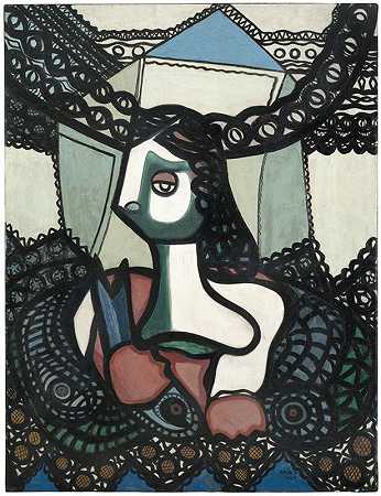 女人与鱼（1948） by Amelia Peláez