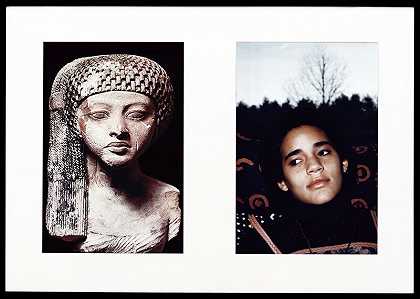 混血家庭专辑（世界公主），L：娜芙提提的女儿梅里塔顿；R：德文尼亚的女儿金伯利（1980/1994） by Lorraine O;Grady