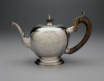 茶壶（1730-1735） by Jacob Hurd