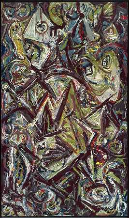 麻烦女王（1945） by Jackson Pollock