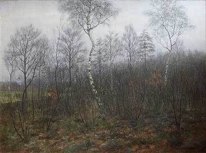 三月森林变焦（1899） by Albijn Van den Abeele