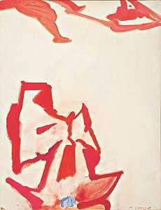 浪漫主义的蓝色花朵（196） by Maria Lassnig