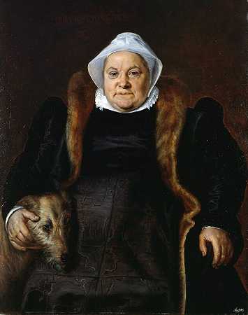 老妇人肖像（1558） by Frans Floris de Vriendt