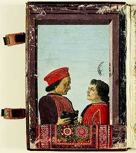 蒙特费尔特罗和兰迪诺的肖像 by Attributed to Sandro Botticelli