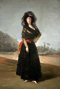阿尔巴公爵夫人（1797年） by Francisco de Goya