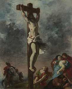 十字架上的基督（1853） by Eugène Delacroix