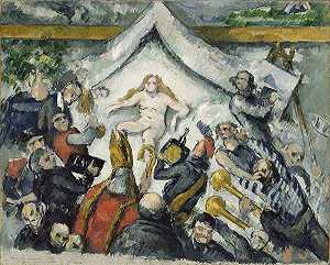 永恒的女性（约1877年） by Paul Cézanne