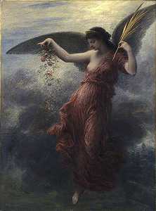 不朽（1889） by Ignace-Henri-Théodore Fantin-Latour