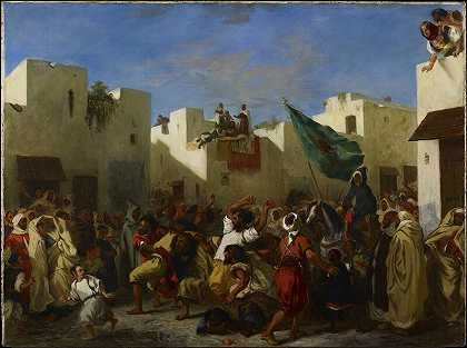 丹吉尔惊厥者（1837-1838） by Eugène Delacroix