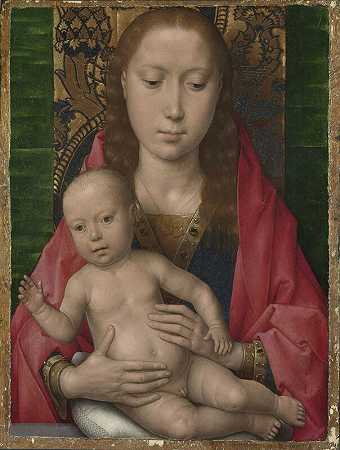 处女和孩子（大约1475年） by Hans Memling