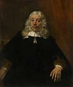 金发男子肖像（1667） by Rembrandt van Rijn