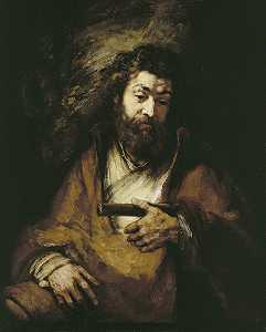 使徒西蒙（1661） by Rembrandt van Rijn