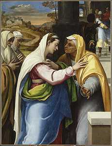 探访（1518-1519） by Sebastiano del Piombo