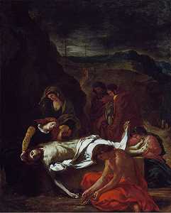 《悲歌》（1848） by Eugène Delacroix