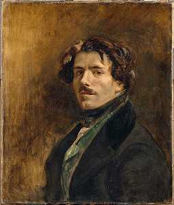 自画像（1837） by Eugène Delacroix