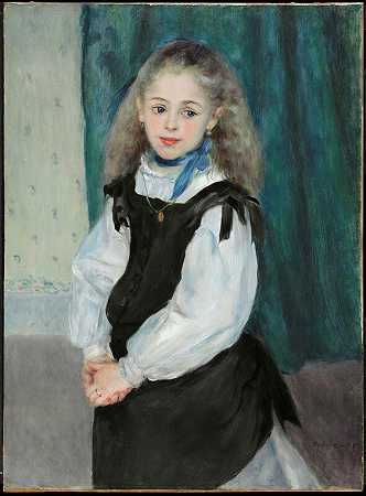 罗格朗小姐画像（1875年） by Pierre-Auguste Renoir