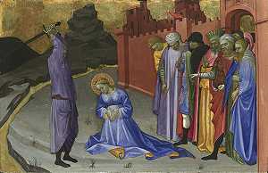 圣玛格丽特的斩首（？）（大约1409年） by Gherardo di Jacopo Starnina (Master of the Bambino Vispo)
