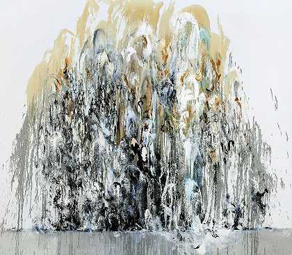 水之墙I（2010） by Maggi Hambling