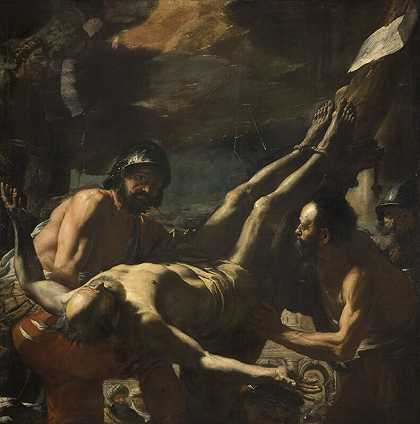 圣彼得受难（1656-1659） by Mattia Preti called II Calabrese