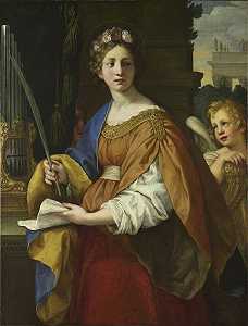 圣塞西莉亚（1620-1625） by Pietro Berrettini, called Pietro da Cortona