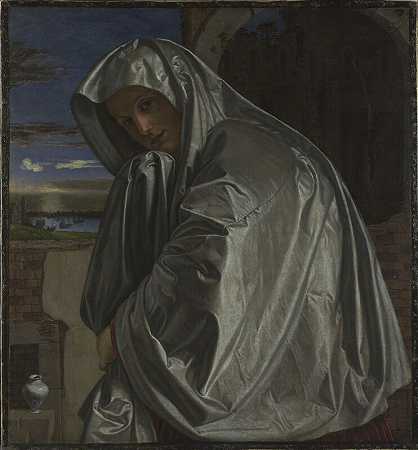 玛丽·抹大拉（约1535-1540） by Giovanni Girolamo Savoldo