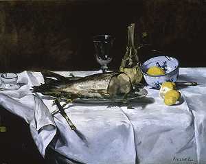 鲑鱼（1896） by Édouard Manet