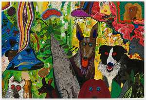 乡村犬绅士（1972） by Roy De Forest