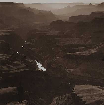 亚利桑那州大峡谷（1987） by Tseng Kwong Chi