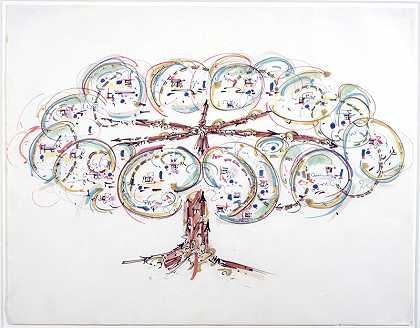 无标题（能源树）（1972-1973） by Gordon Matta-Clark