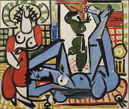 阿尔及尔妇女（1955年） by Pablo Picasso