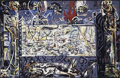 《秘密卫士》（1943） by Jackson Pollock