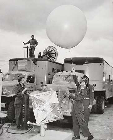 德克萨斯州卡斯韦尔空军基地战略空军司令部（1951年） by Margaret Bourke-White