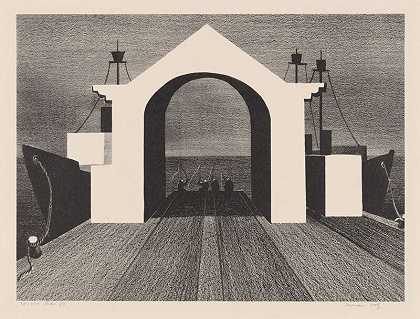 39号码头（约1935年） by Herman Volz