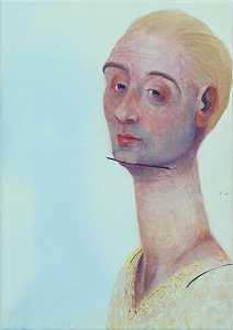 使用机器抬起头的人的肖像（2021） by Gauthier Hubert
