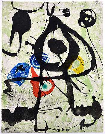 Grans Rupstres VI（大型洞穴壁画VI）（1979） by Joan Miró
