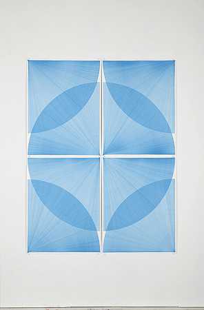 两条蓝线4系列（2020年） by Thomas Trum