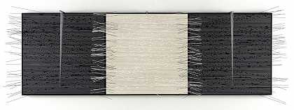 Vibration 2黑色和1白色（1975） by Jesús Rafael Soto