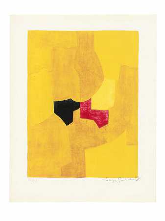 构图jaune（1965） by Serge Poliakoff