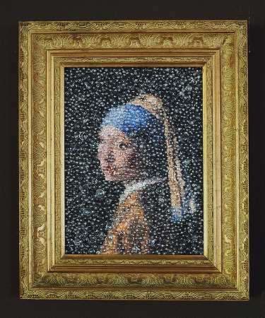 戴珍珠耳环的女孩（维米尔）（2021） by Valérie Rey