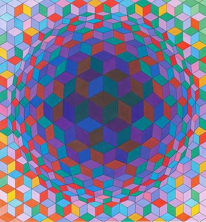 Cheyt-E（1970） by Victor Vasarely