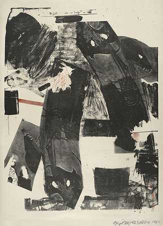 前滚（1964） by Robert Rauschenberg