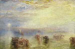 接近威尼斯（1844） by J. M. W. Turner