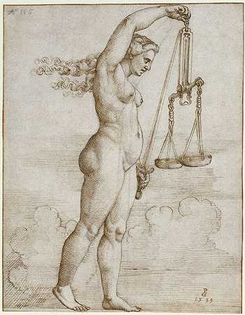正义的寓言（1533） by Georg Pencz